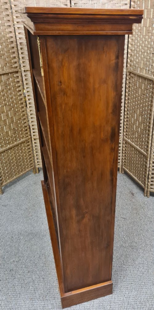 19TH CENTURY MAHOGANY OPEN BOOKCASE - ADDITIONAL PHOTO 3