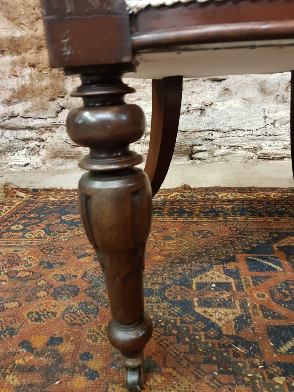  Victorian mahogany desk chair  View V