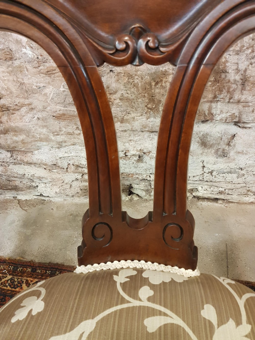  Victorian mahogany desk chair  View VI