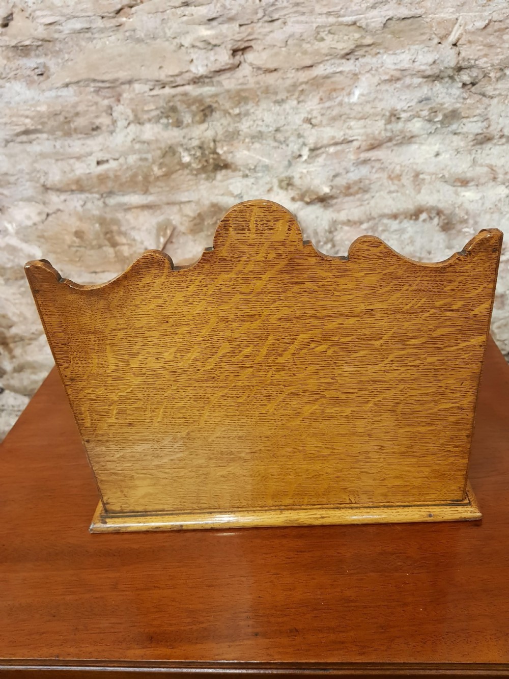 Victorian Oak writing slope.  View IV
