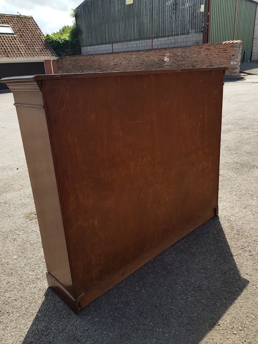 Victorian mahogany open Bookcase  View VI