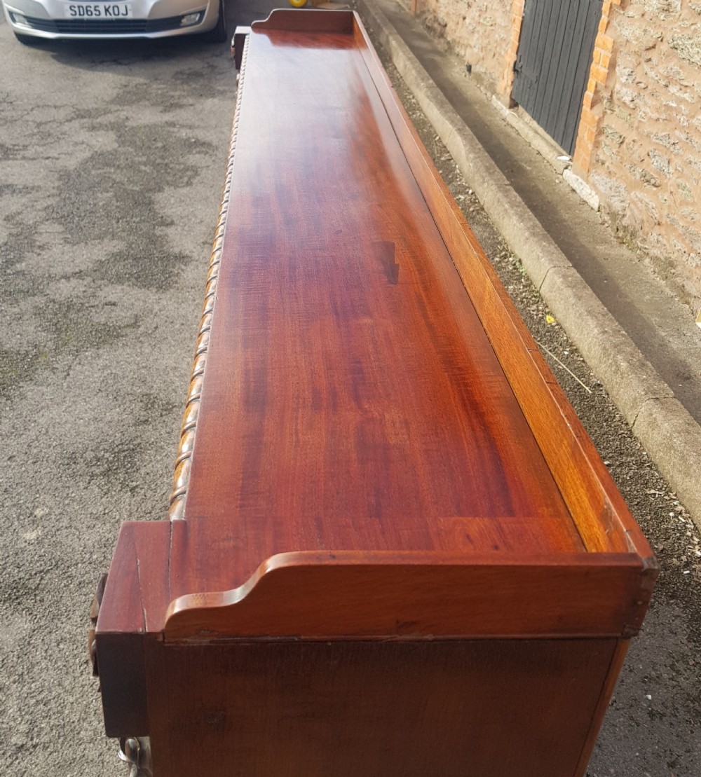 William the fourth mahogany double opened Bookcase.  View IV