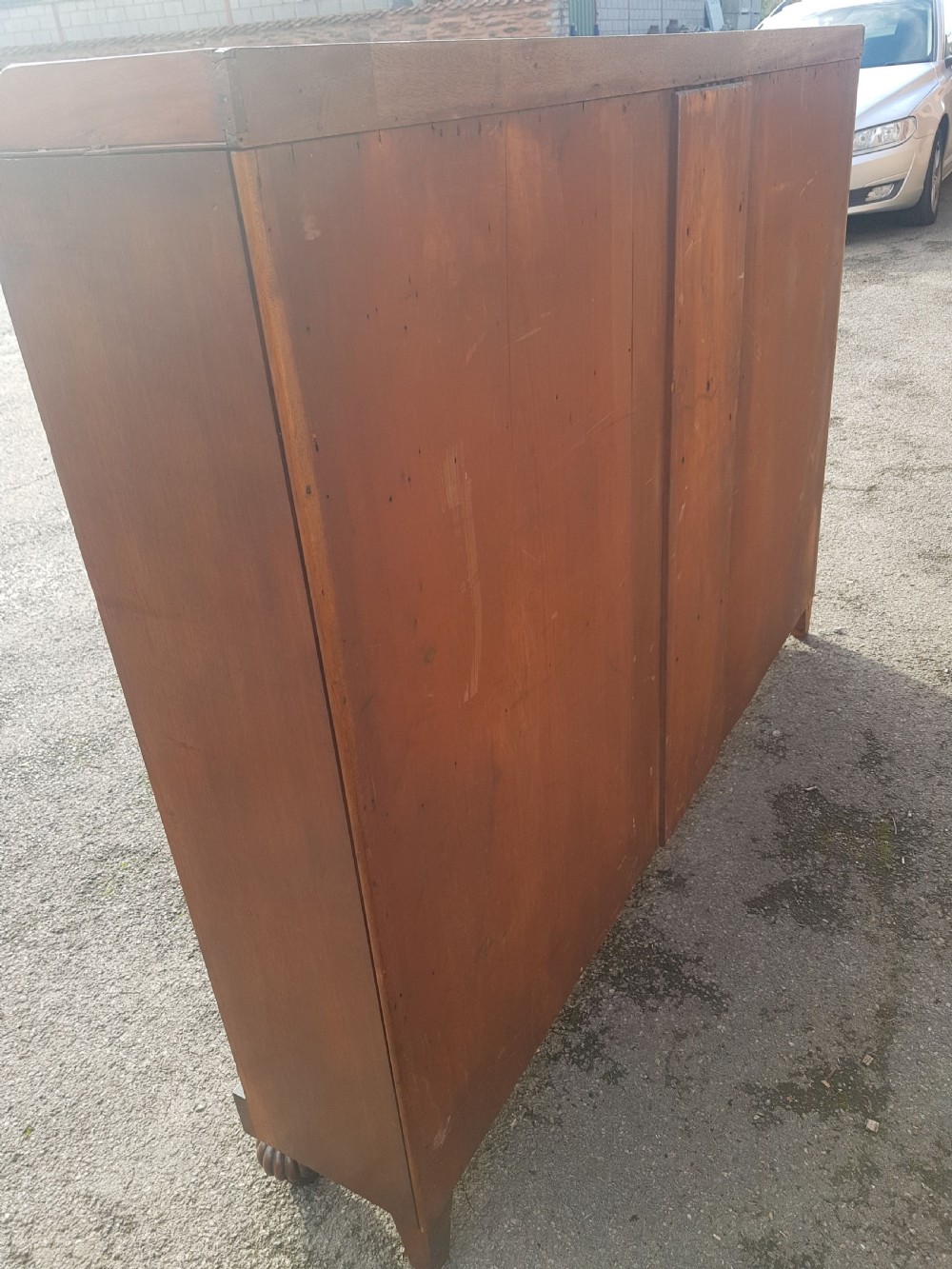 William the fourth mahogany double opened Bookcase.  View IX
