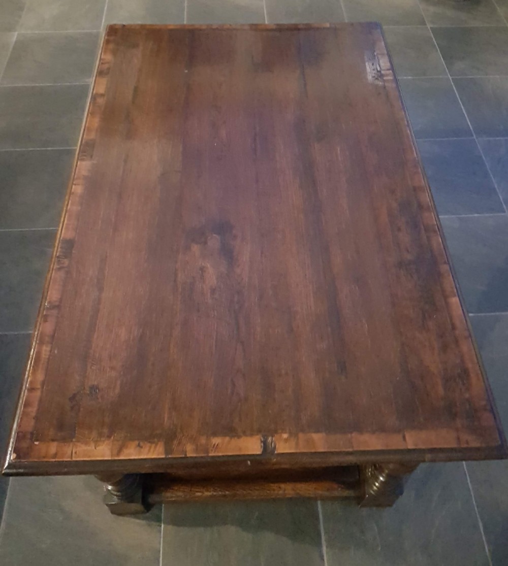 1920s  Oak period style coffee table.  View IV