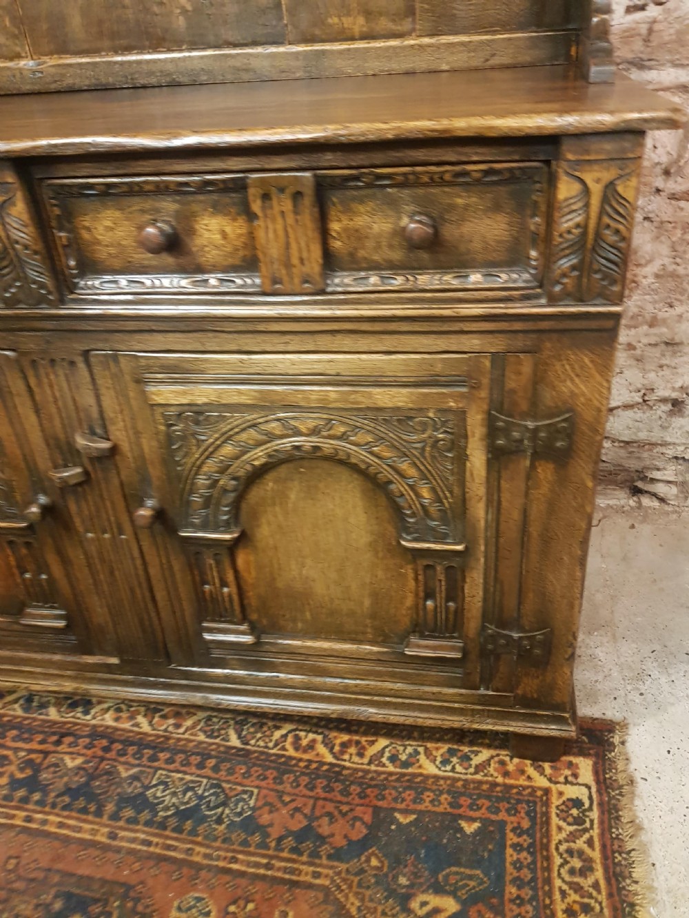 1920s Period style oak dresser View II