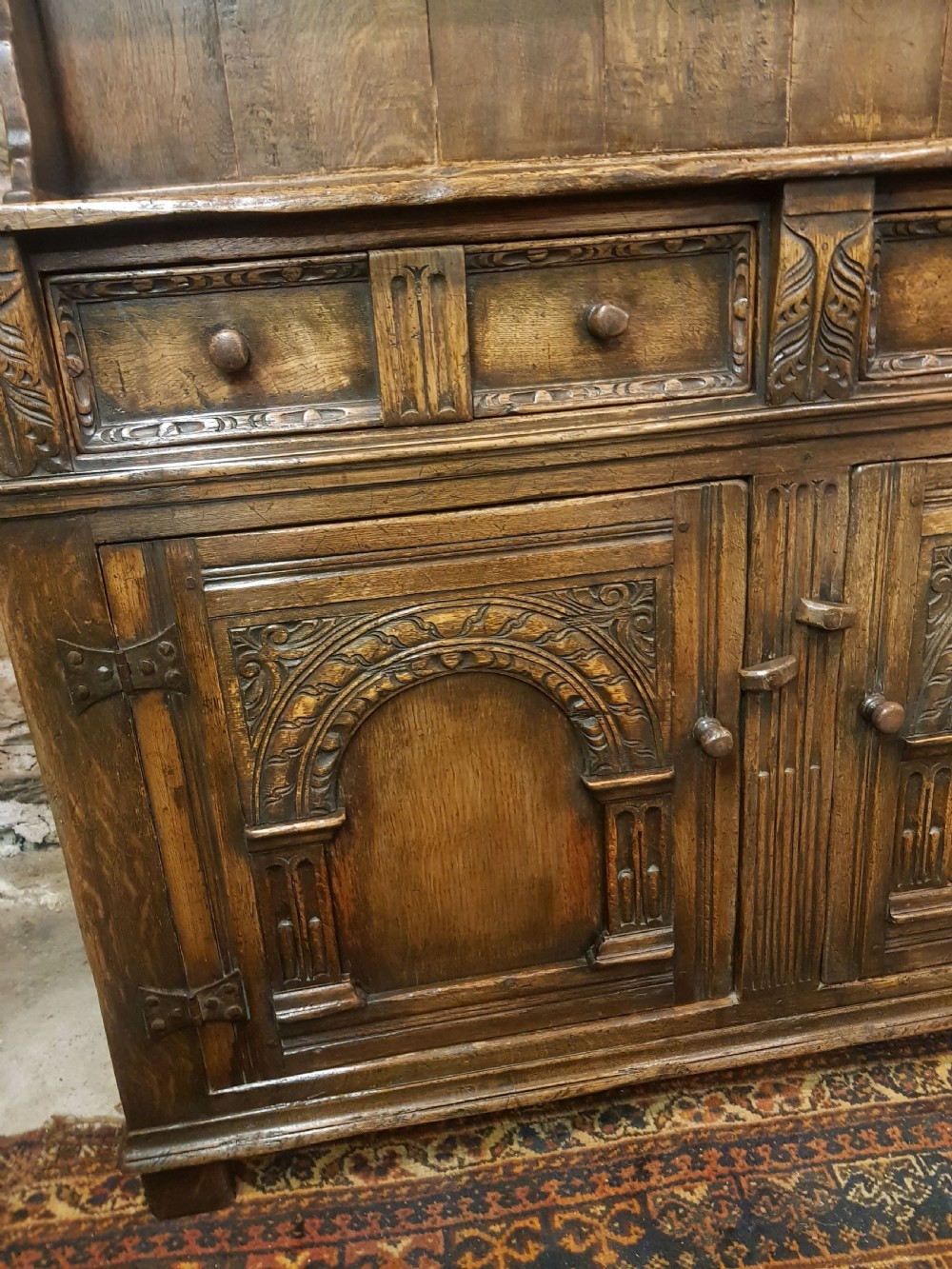 1920s Period style oak dresser View VII