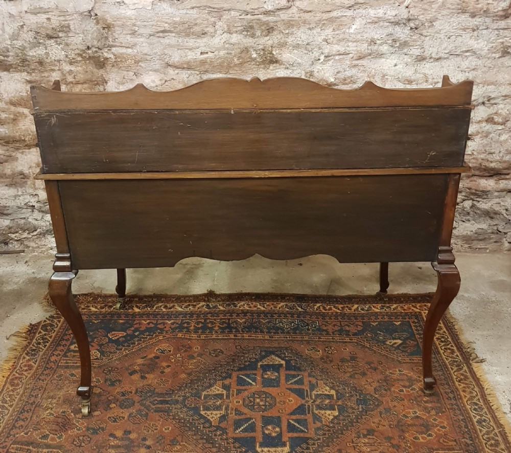 Late Victorian Mahogany Knee Hole Desk View VI