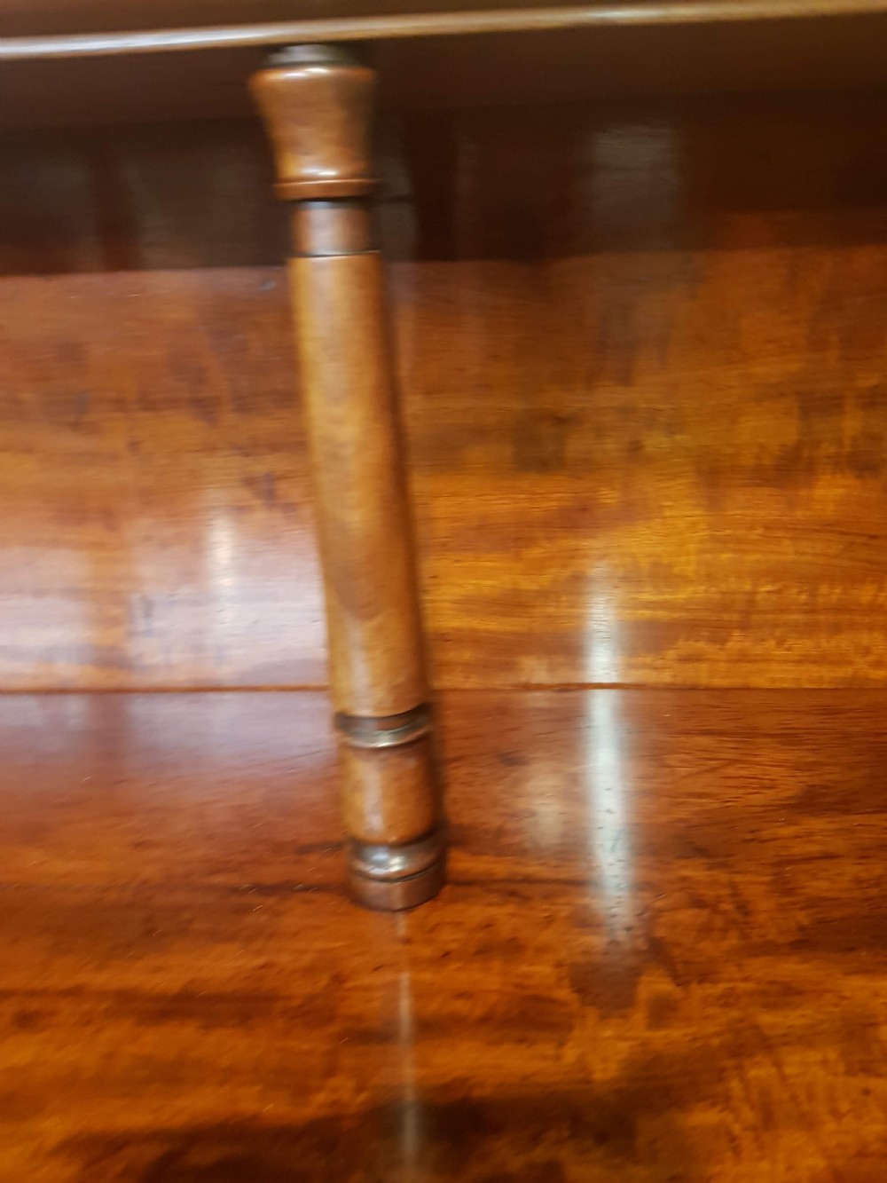 Early Victorian mahogany Chiffonier Bookcase.  View VII