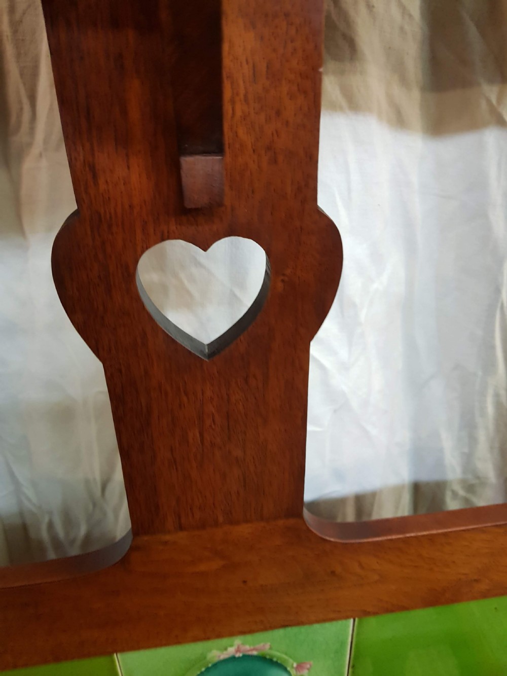 Arts and crafts style Walnut Hallstand. View VIII