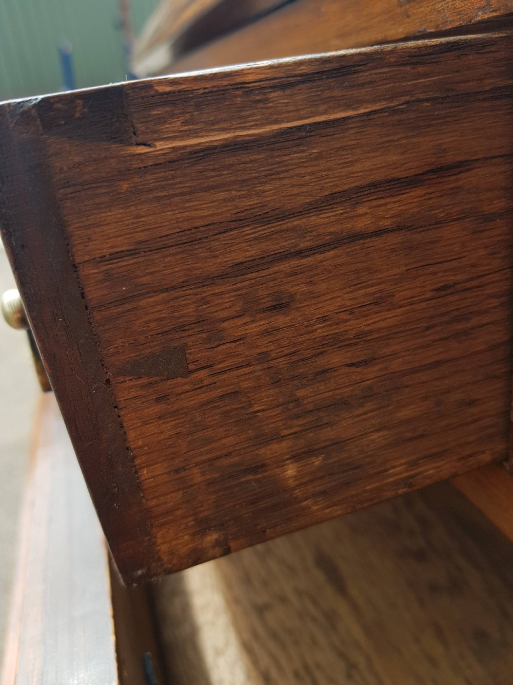 1920s Flame mahogany Bureau.  View VIII