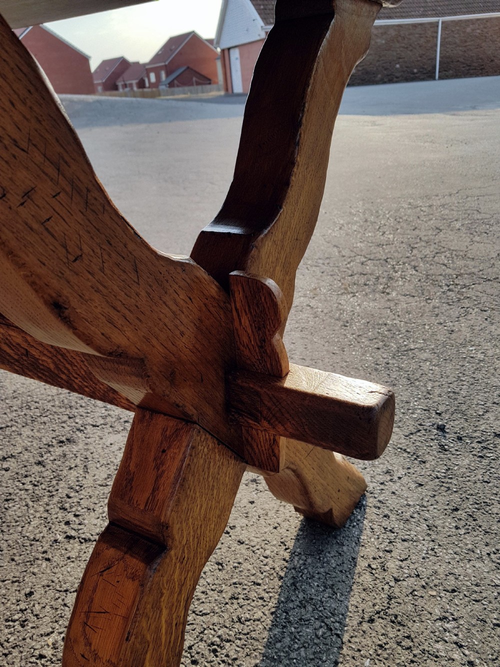 1920s Oak Refectory Table.  View VII