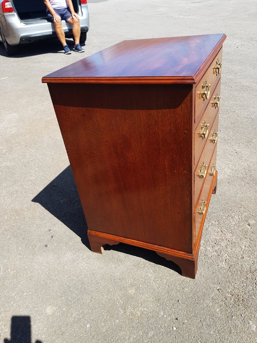 Small Edwardian Chest of drawers.  View VI