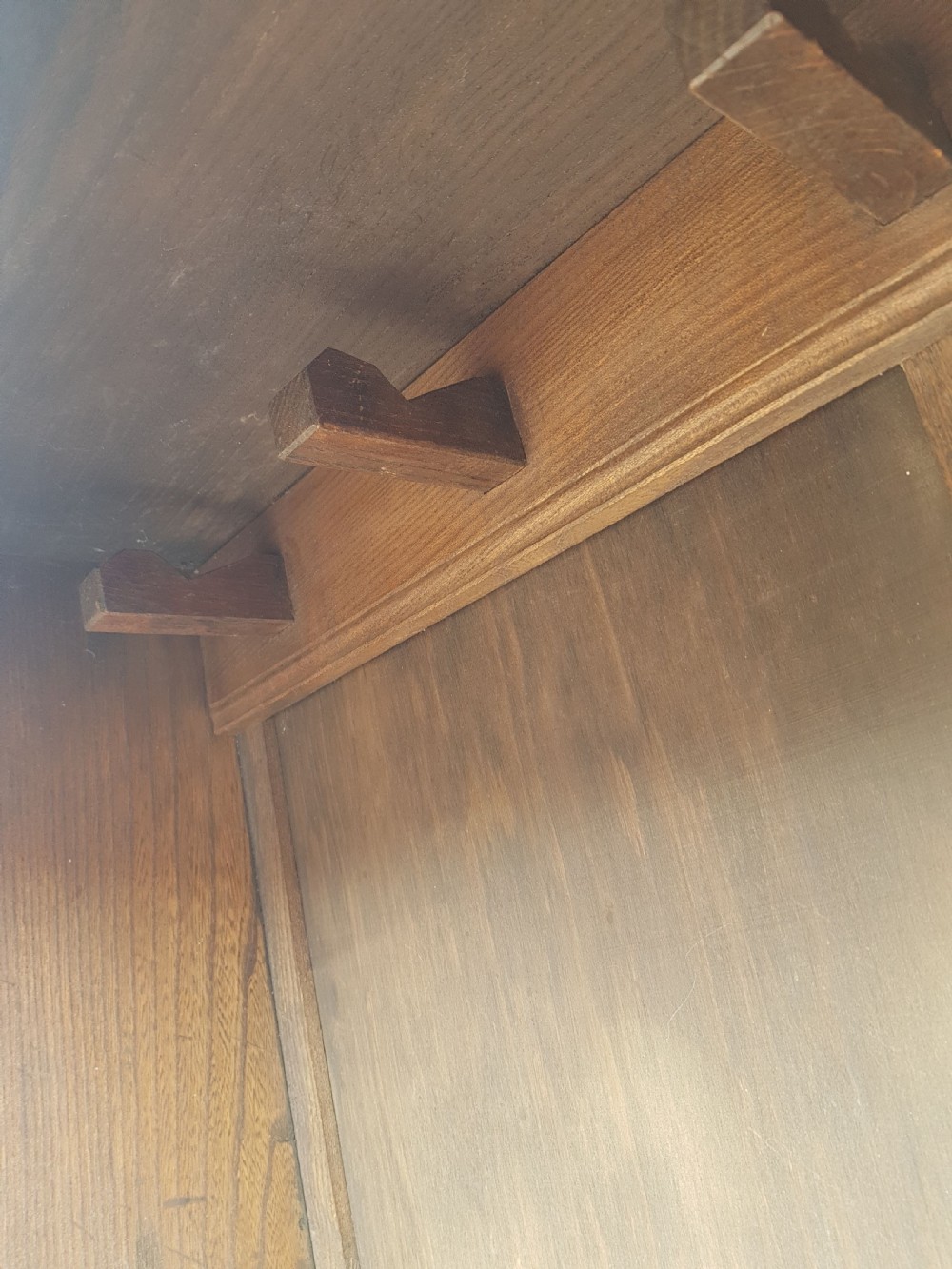 1920s Oak Period Style Hall Cupboard . View II