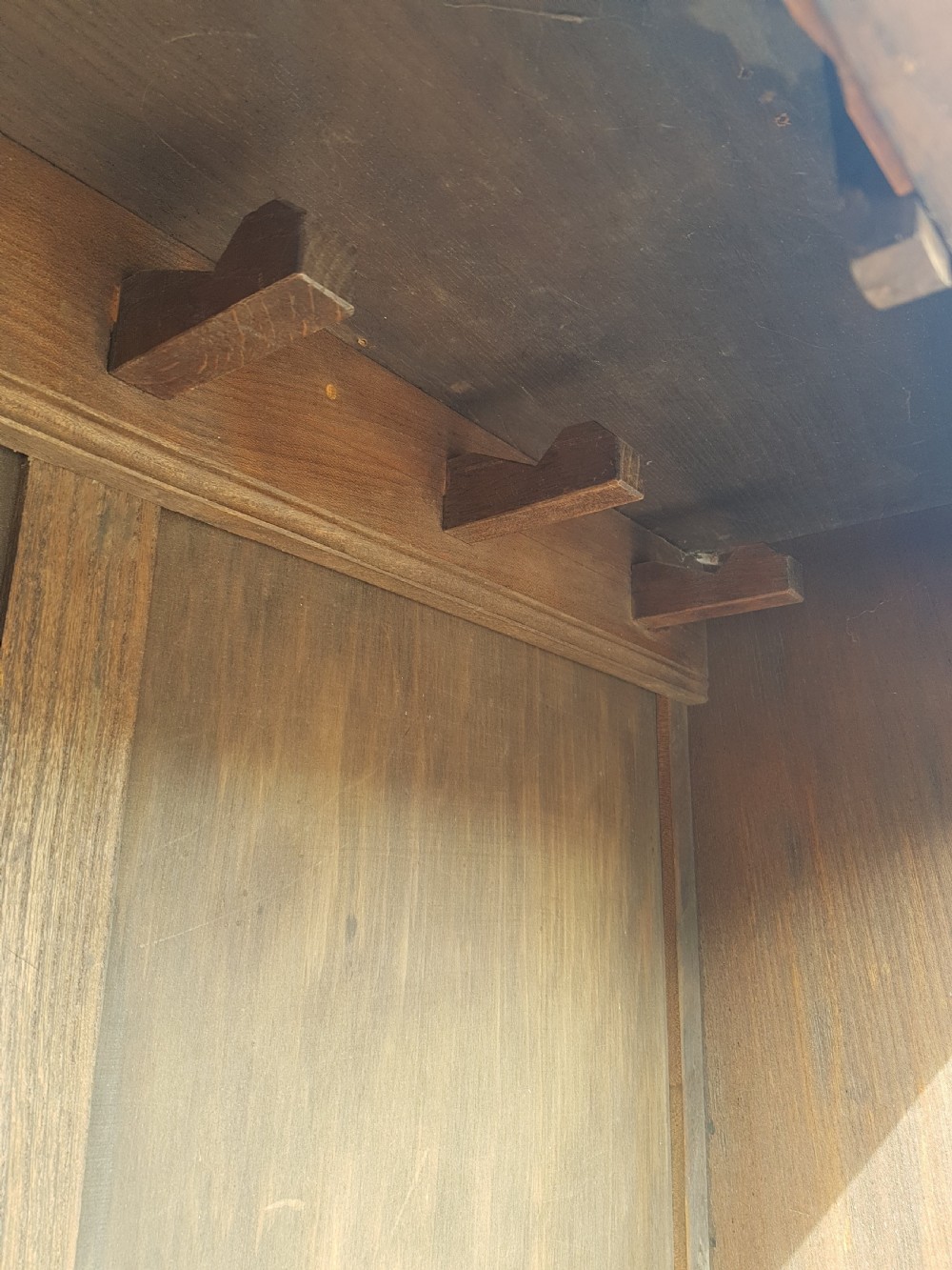 1920s Oak Period Style Hall Cupboard . View III