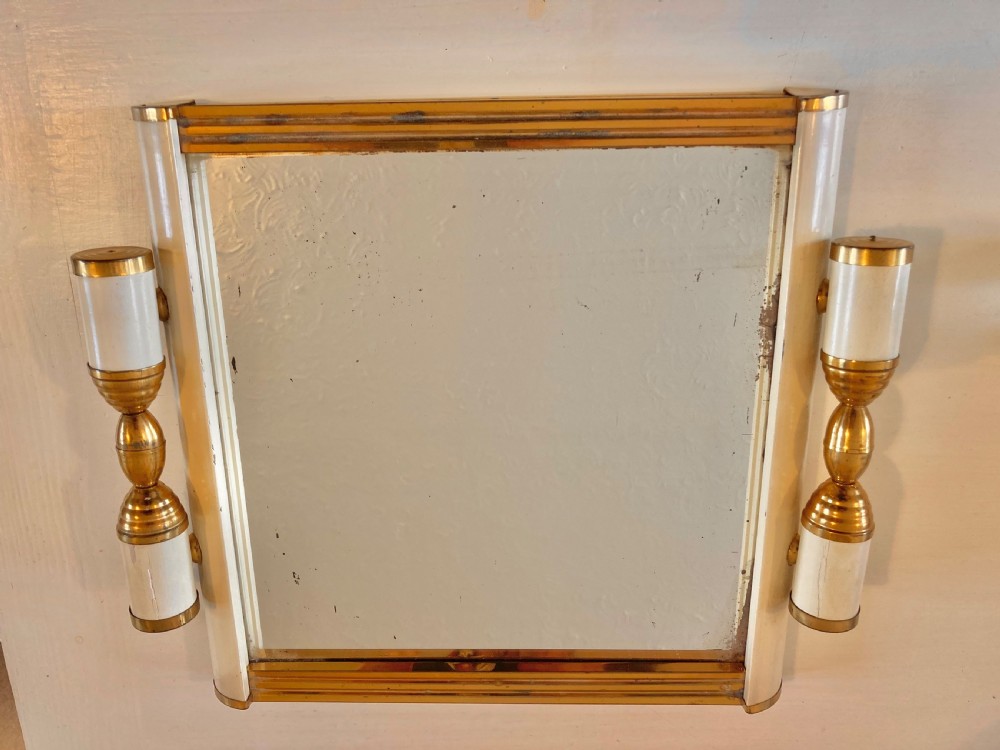 An early nineteenth-century Regency mahogany serving tray table featuring fitted cut-glass dishes and brass and bone handles on swept legs. View V