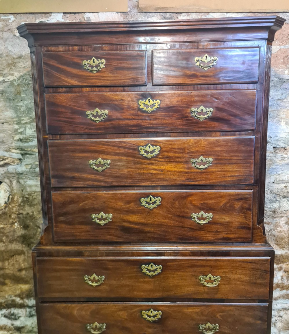 Georgian Mahogany Chest On Chest  View V
