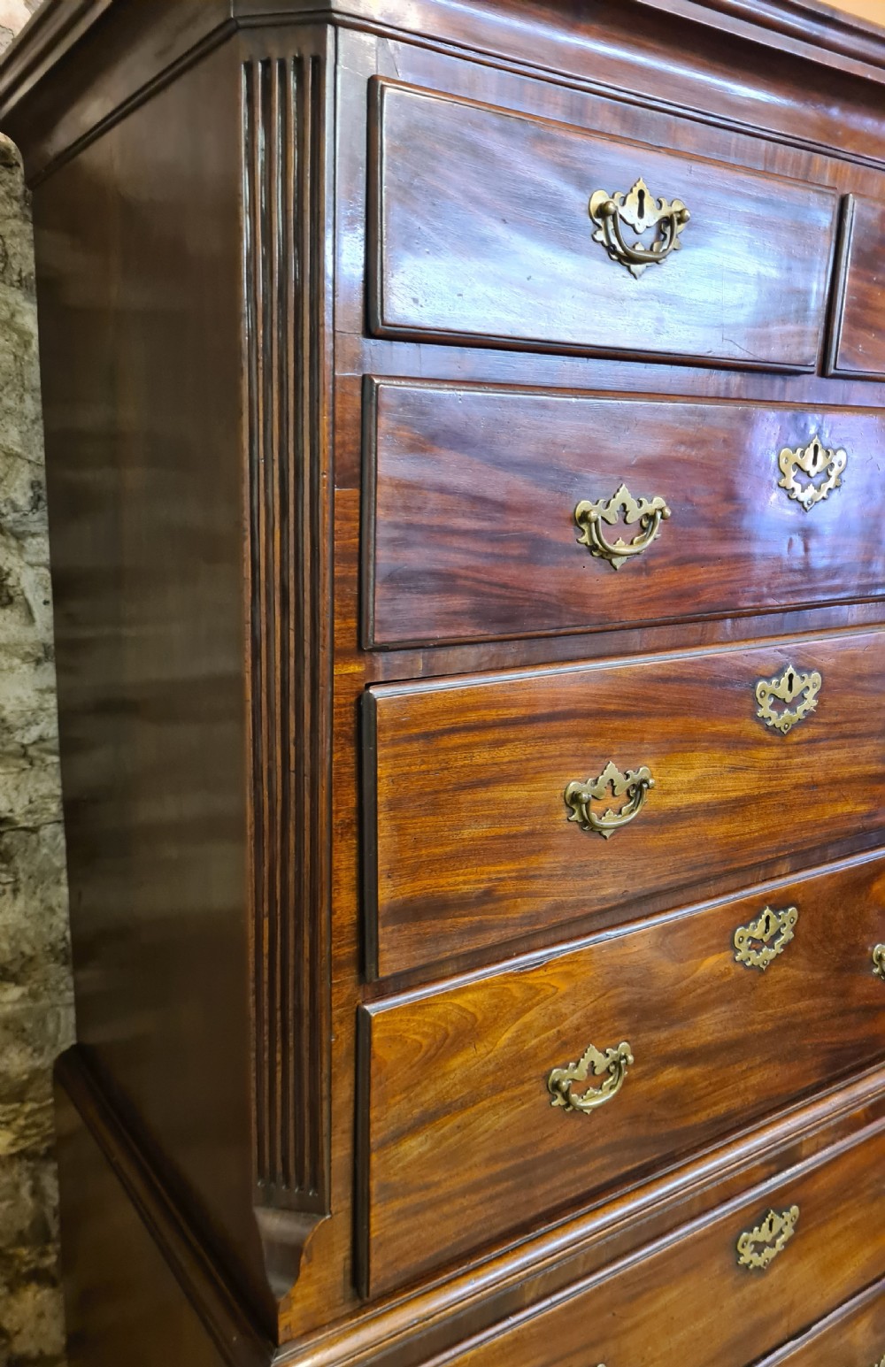 Georgian Mahogany Chest On Chest  View VIII