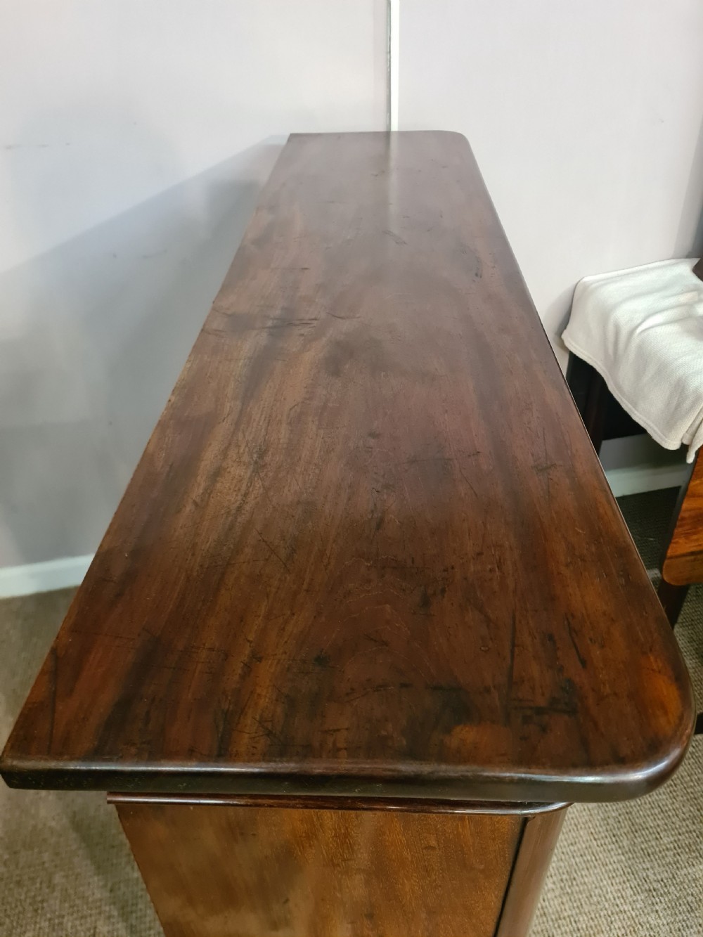 Victorian Mahogany Open Bookcase  View III