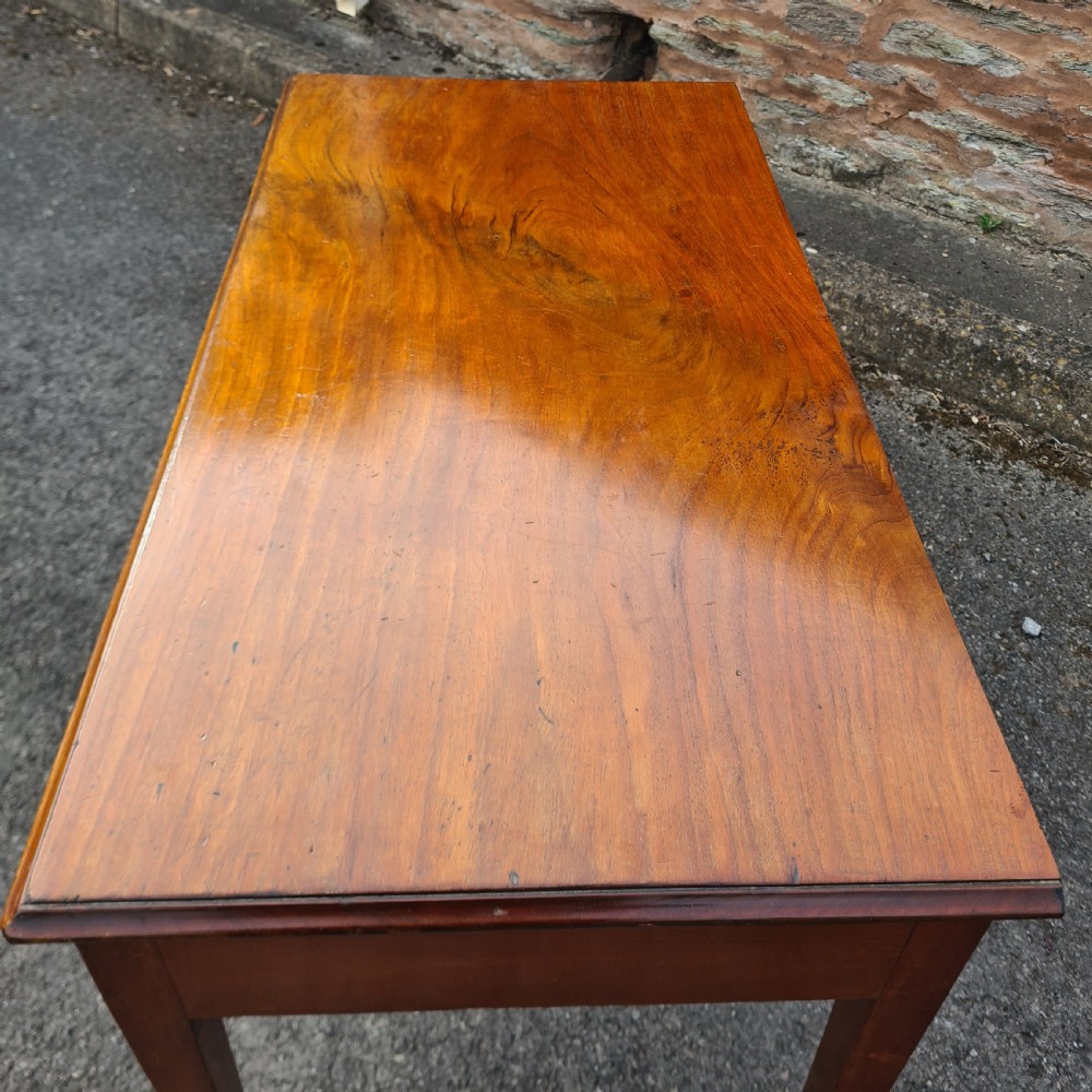 Georgian Mahogany Single Drawer Side Table. View II