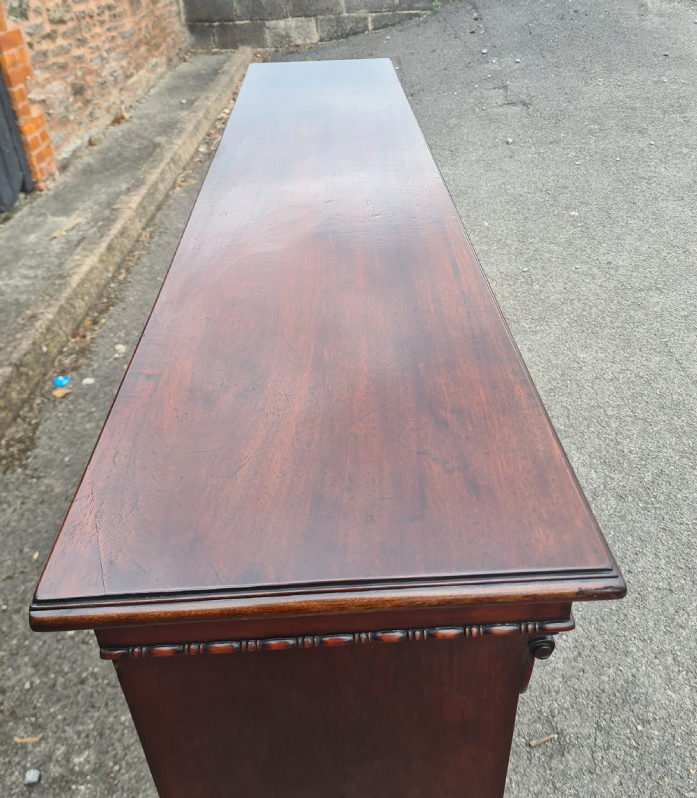 19th Century Mahogany Open Bookcase. View V