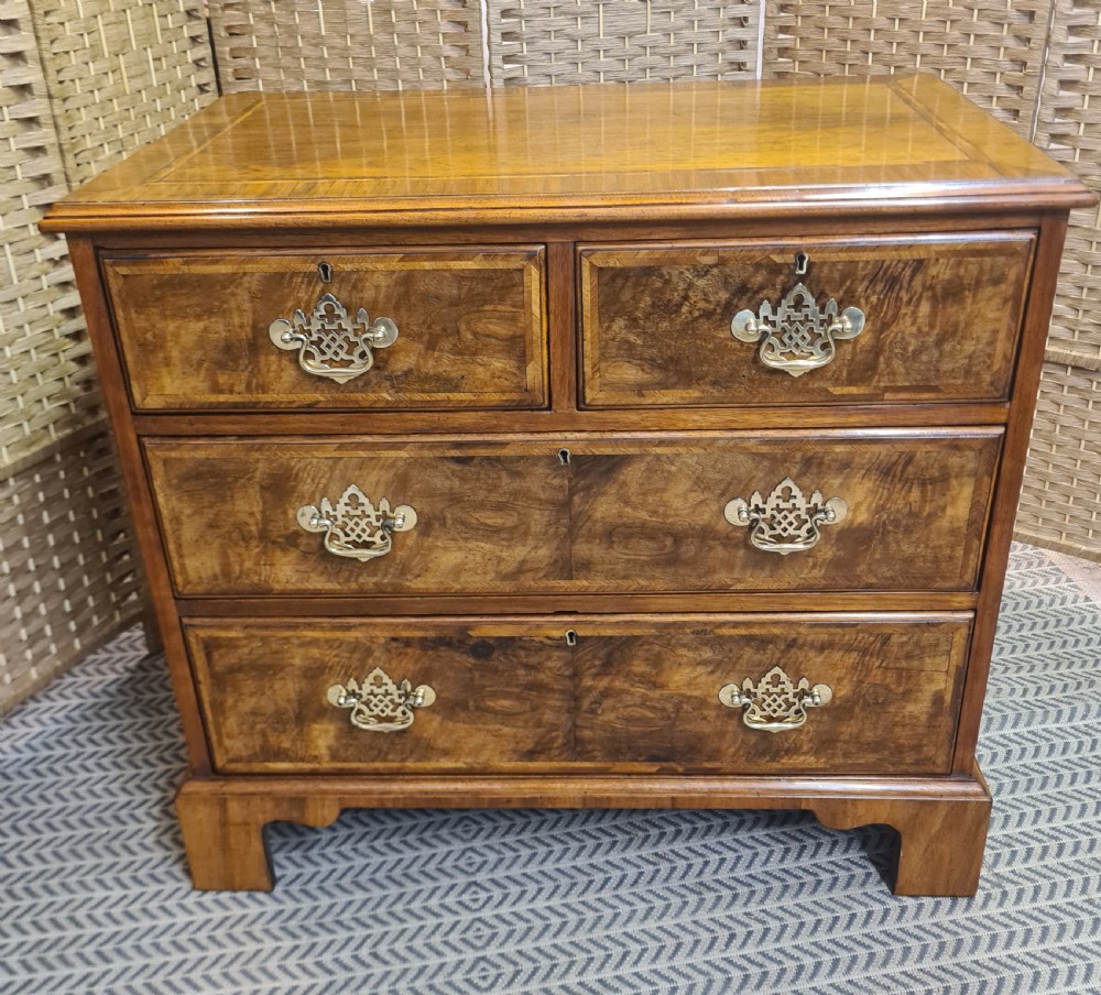 19th Century Period Style Walnut Chest of Drawers. 