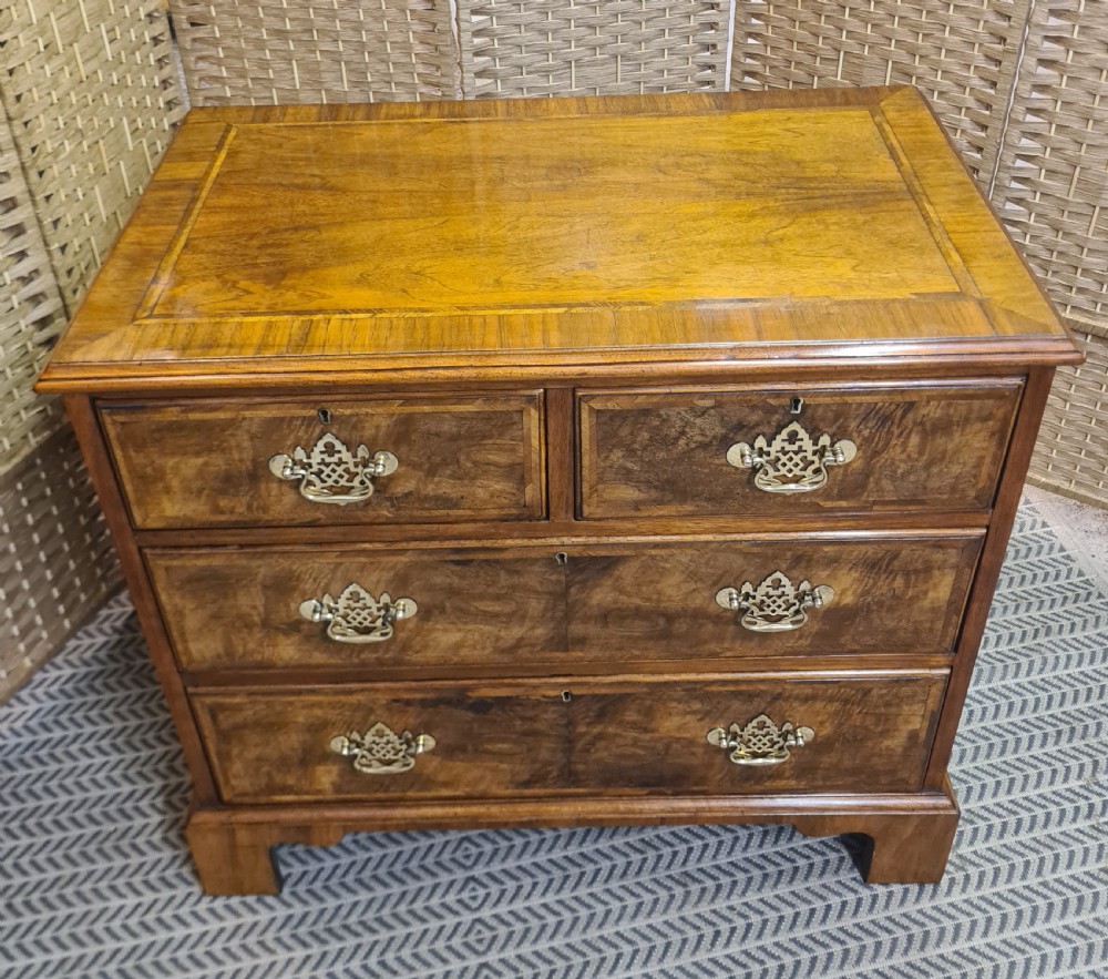 19th Century Period Style Walnut Chest of Drawers.  View IV