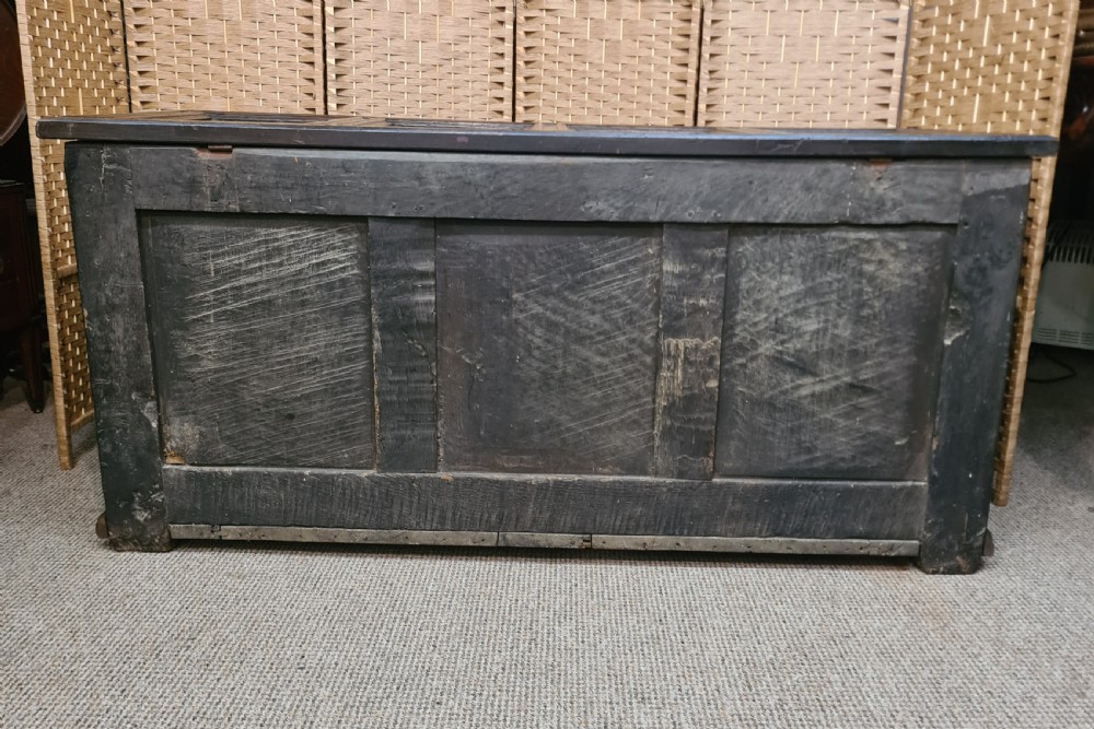 18th Century Carved Oak Coffer View IV