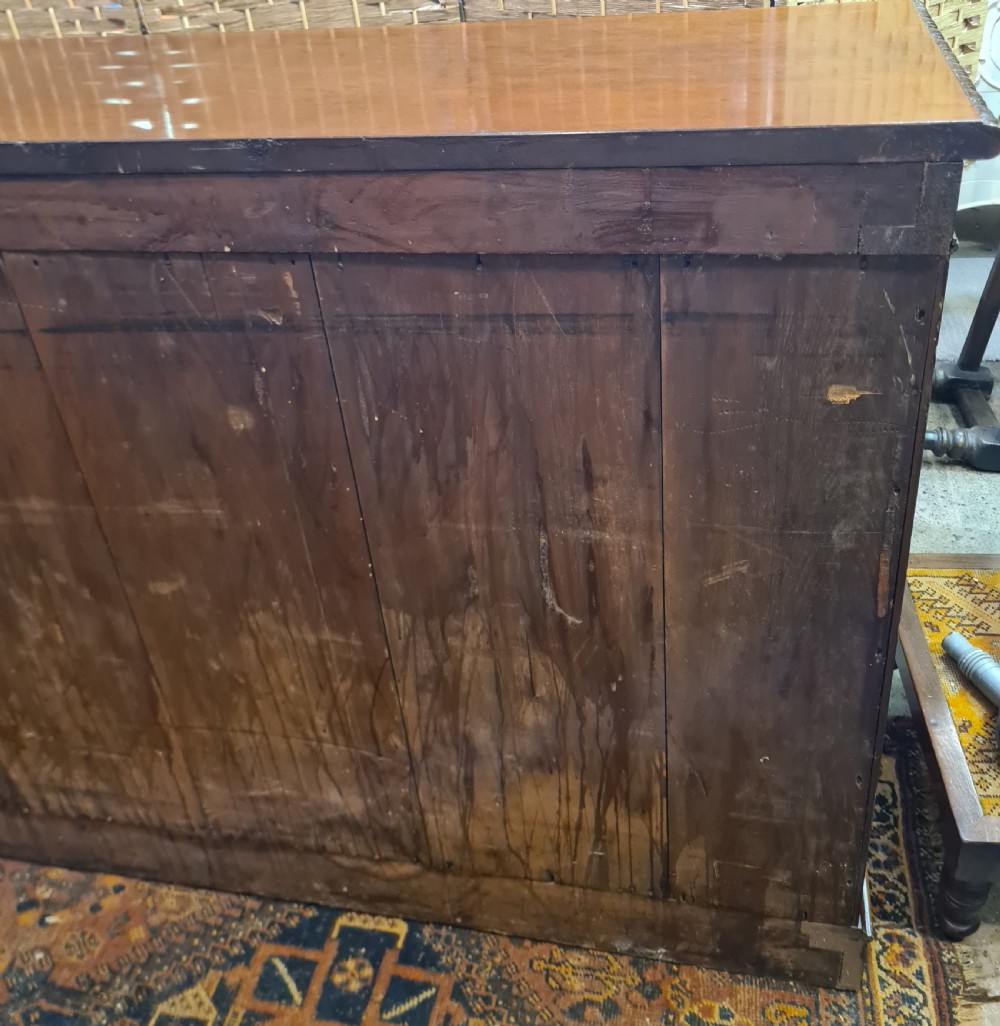 Edwardian Mahogany Open Bookcase.  View II