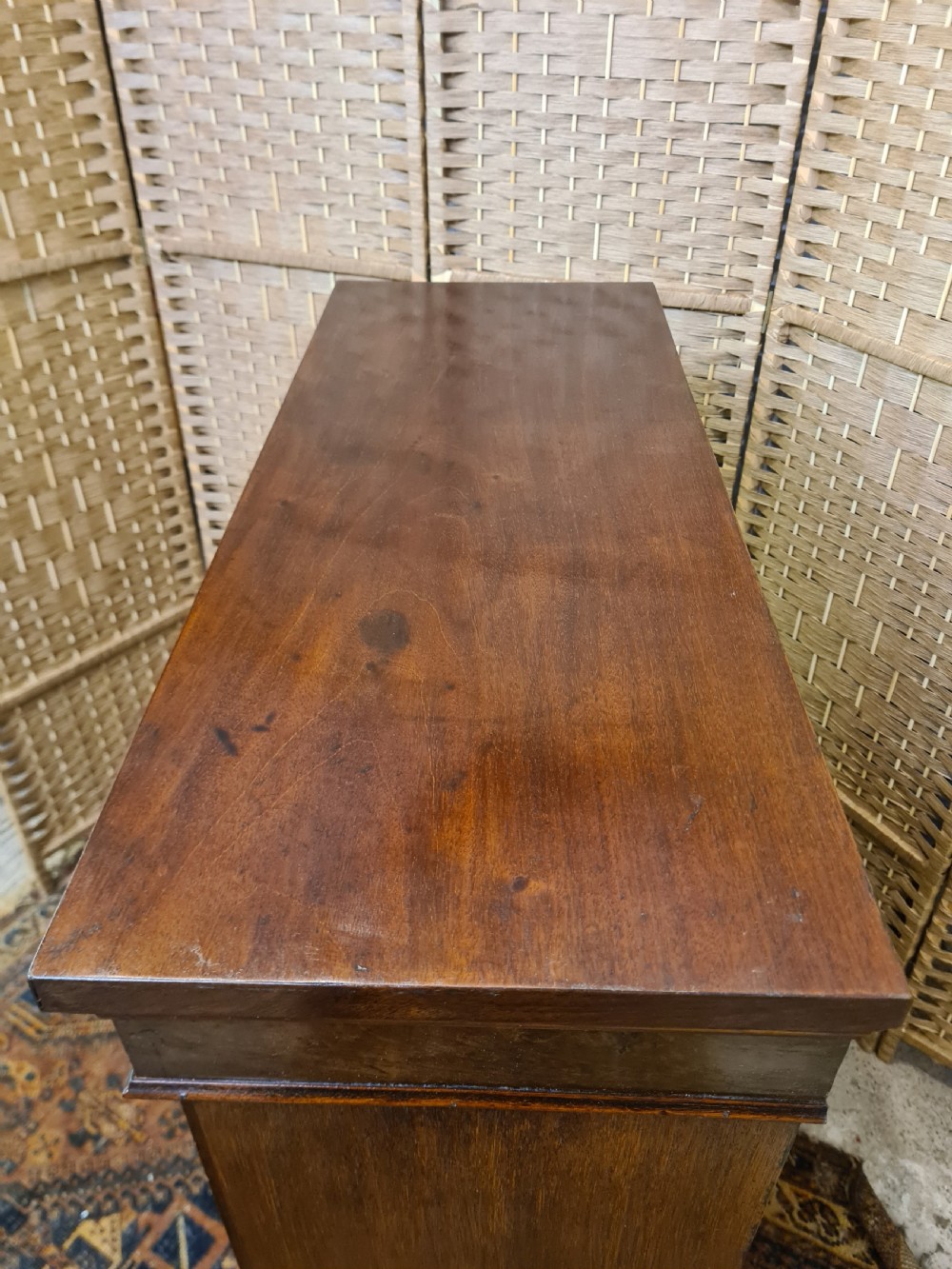 Victorian Mahogany Open Bookcases  View II