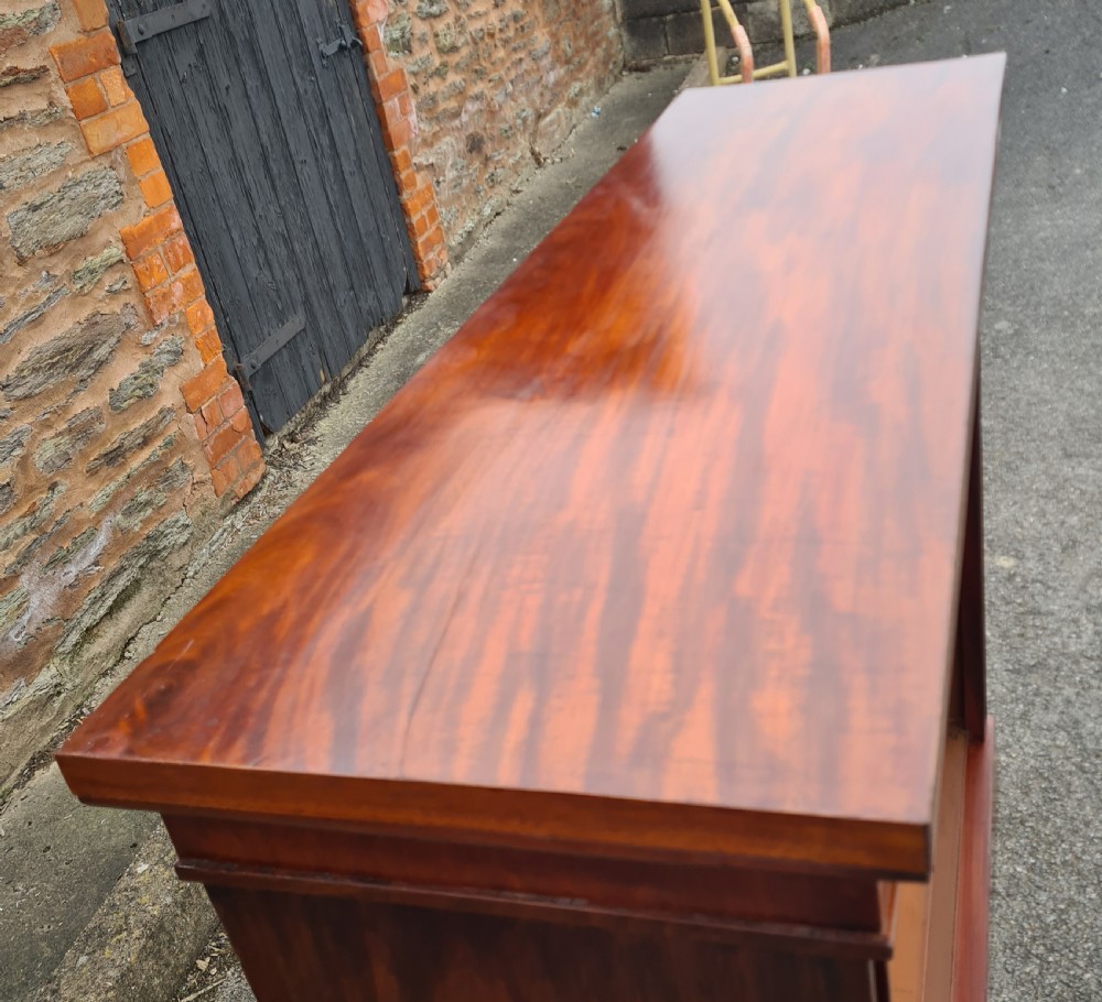 19th Century Mahogany Open Bookcase.  View II