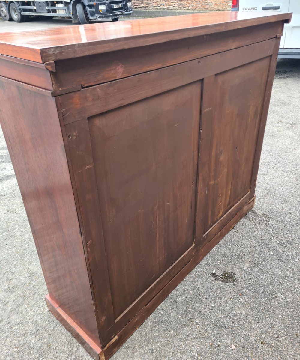 19th Century Mahogany Open Bookcase.  View VI