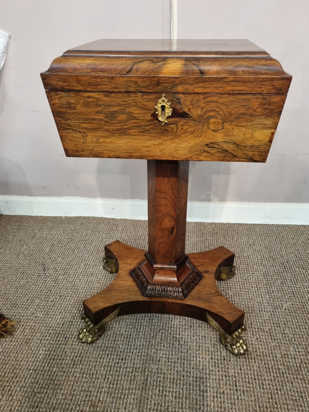 Regency Rosewood Teapoy