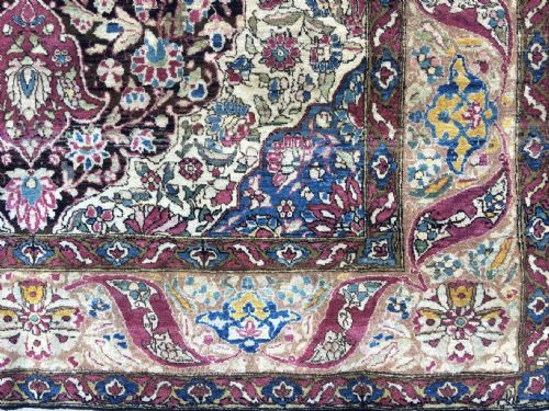 ANTIQUE ISFAHAN RUG 221M X 135M - ADDITIONAL PHOTO 2