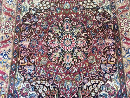 ANTIQUE ISFAHAN RUG 221M X 135M - ADDITIONAL PHOTO 3