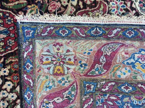 ANTIQUE ISFAHAN RUG 221M X 135M - ADDITIONAL PHOTO 6