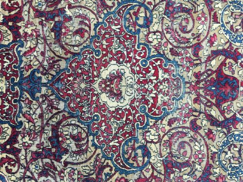 ANTIQUE ISFAHAN RUG 203M X 140M - ADDITIONAL PHOTO 6