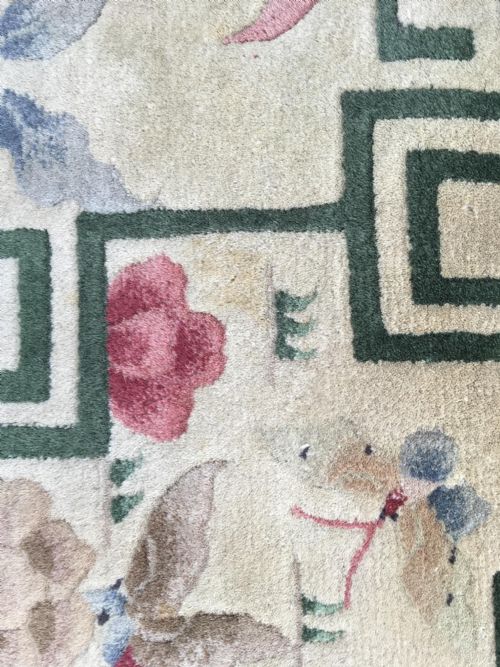 ANTIQUE CHINESE ART DECO CARPET 332M X 244M - ADDITIONAL PHOTO 8