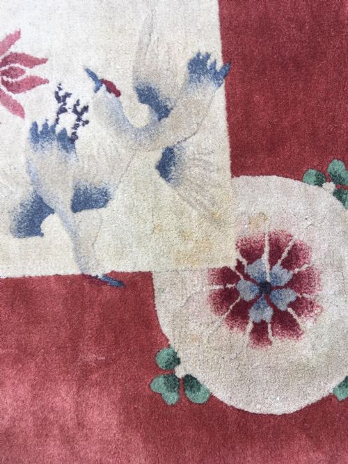 ANTIQUE CHINESE ART DECO CARPET 332M X 244M - ADDITIONAL PHOTO 10