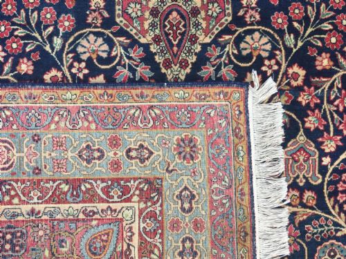 ANTIQUE KERMAN RUG 215M X 136M - ADDITIONAL PHOTO 5
