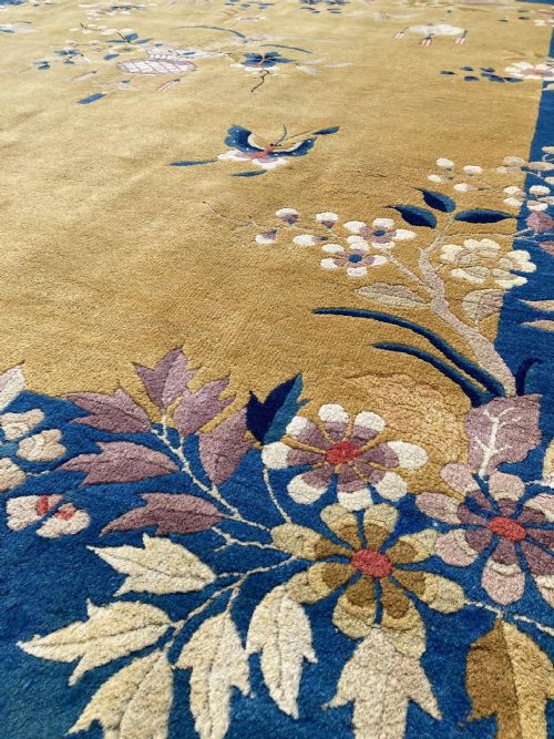 ANTIQUE CHINESE ART DECO CARPET 315M X 271M - ADDITIONAL PHOTO 5