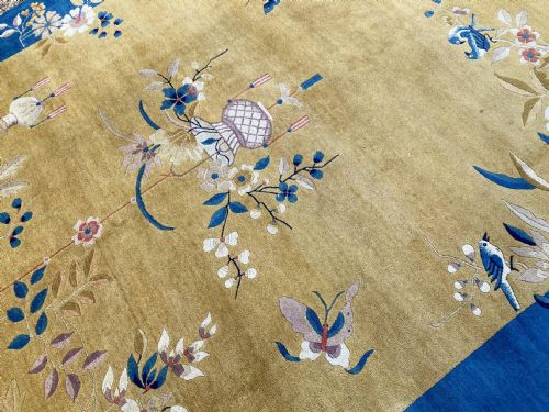 ANTIQUE CHINESE ART DECO CARPET 315M X 271M - ADDITIONAL PHOTO 6