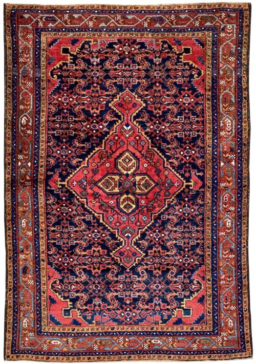 vintage hamadan rug 210m x 149m - CATEGORY: ANTIQUE RUGS - DATED 1930