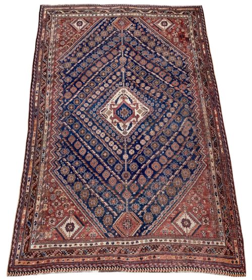 ANTIQUE QASHQAI CARPET 262M X 171M - ADDITIONAL PHOTO 1