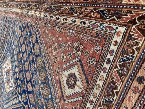 ANTIQUE QASHQAI CARPET 262M X 171M - ADDITIONAL PHOTO 4