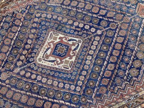 ANTIQUE QASHQAI CARPET 262M X 171M - ADDITIONAL PHOTO 5
