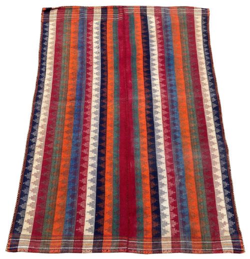 VINTAGE JAJIM KILIM 221M X 152M - ADDITIONAL PHOTO 1