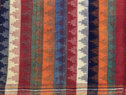 VINTAGE JAJIM KILIM 221M X 152M - ADDITIONAL PHOTO 2