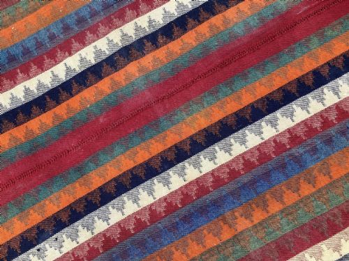 VINTAGE JAJIM KILIM 221M X 152M - ADDITIONAL PHOTO 5