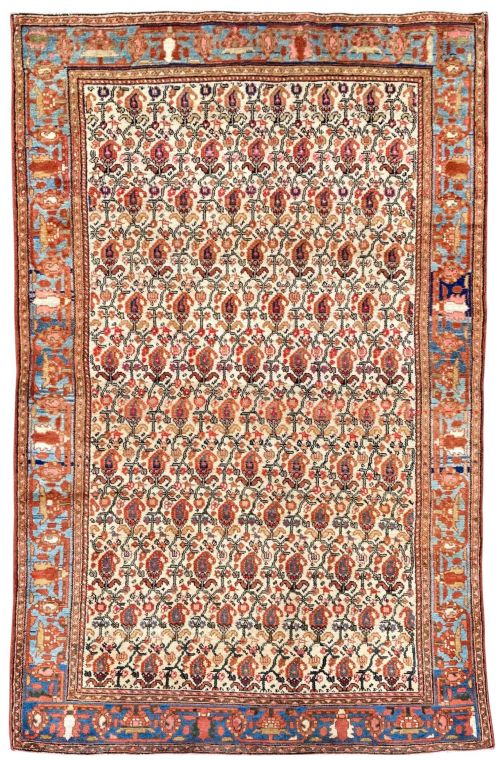 antique malayer rug 198m x 125m - CATEGORY: ANTIQUE RUGS - DATED 1910