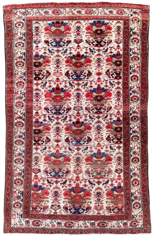 antique ferahan rug 209m x 129m - CATEGORY: ANTIQUE RUGS - DATED 1900